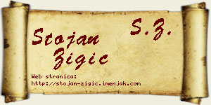 Stojan Žigić vizit kartica